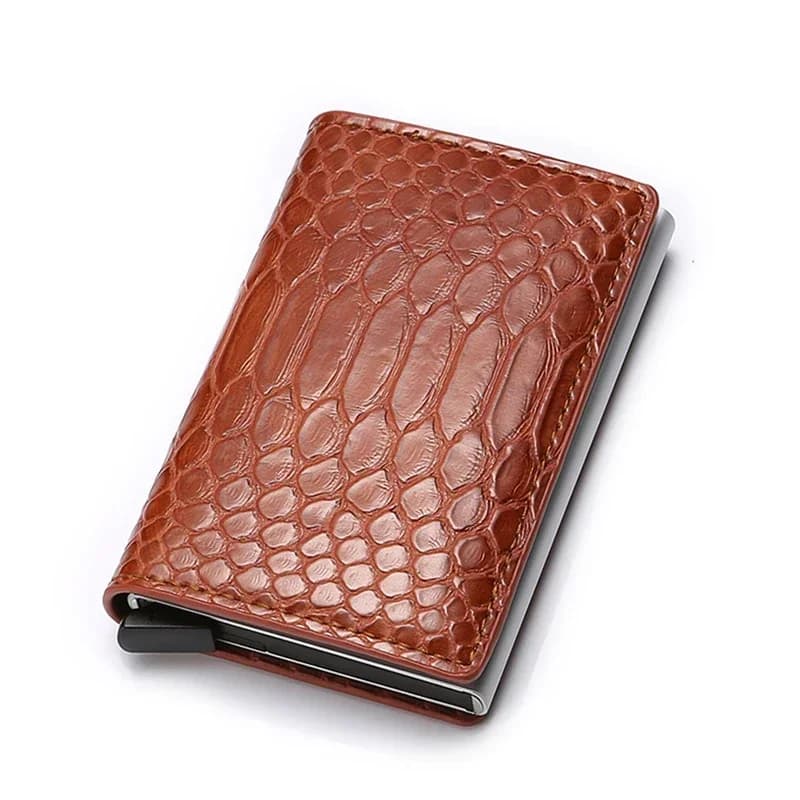 Anti-Theft Card Holder Storage Bag Wallets Bank Card Case Aluminum Pop-Up Wallet Bag Organizer Bolsa De Almacenamiento Portatil