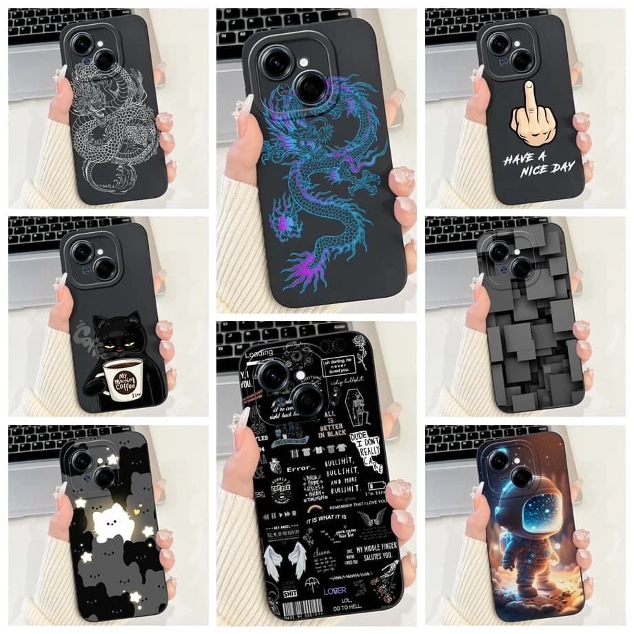 Per Tecno Spark GO 1 Custodia Panda Drago Gatto Astronauta Silicone Morbido TPU Etui Per La Copertura Tecno Spark GO 2025 GO1 Pop 9 Pop9 Coque