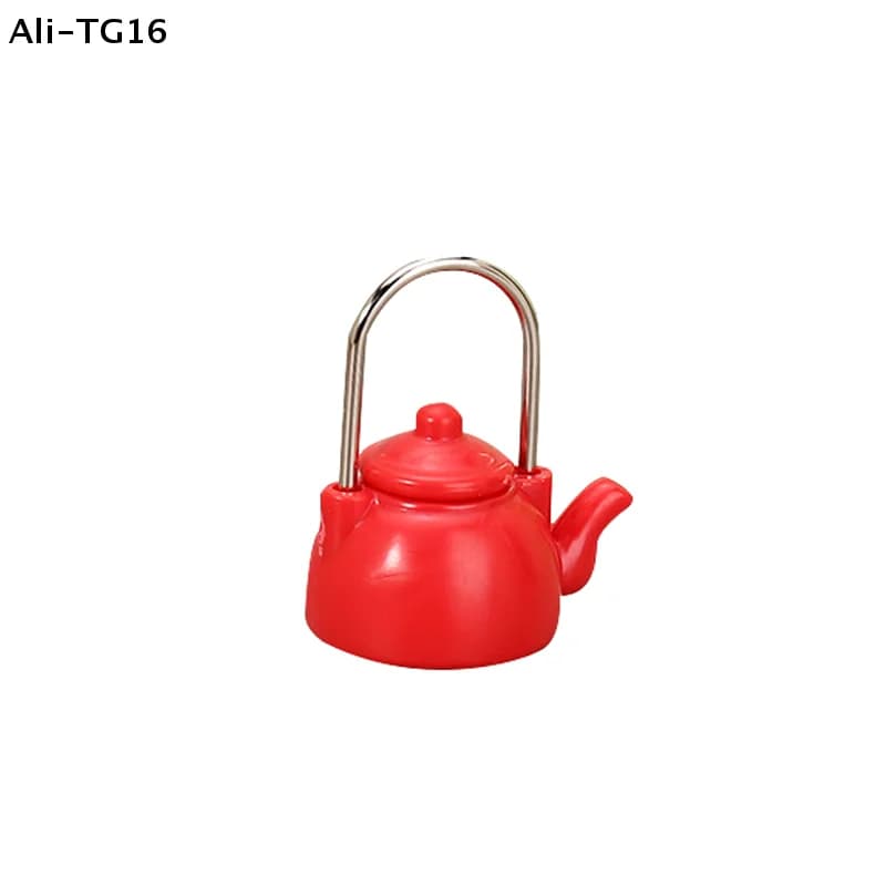 【TG16】1 Set 2026 Nuovo 1:12 Casa delle bambole in miniatura Zuppa Pentola Cucchiaio Pan Bollitore Pentole Kit Modello Giocattolo per bambini Accessori casa delle bambole