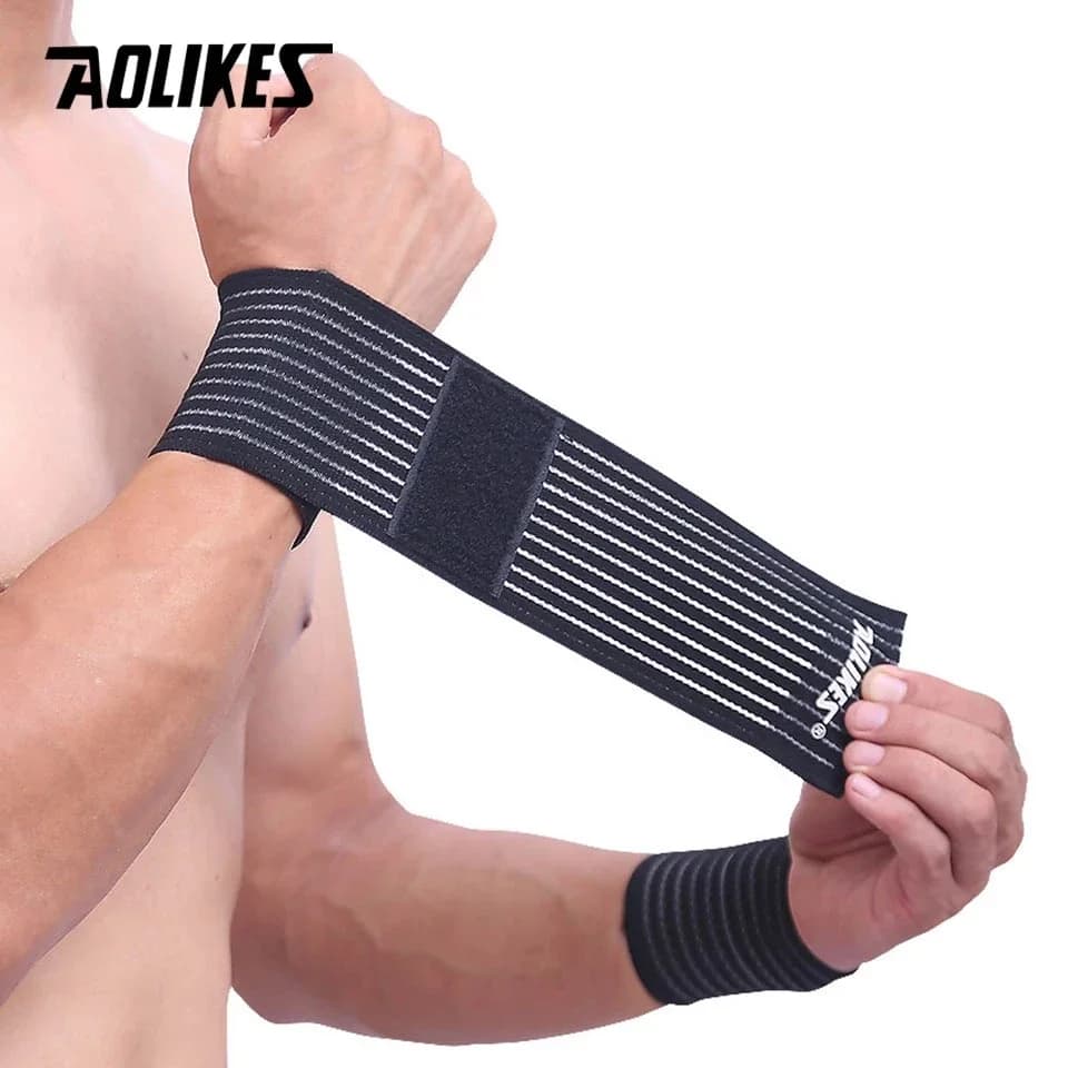 Supporto per tutore per benda di compressione elastica extra lunga per ginocchio per gambe, legamenti stabilizzanti, squat, basket, corsa