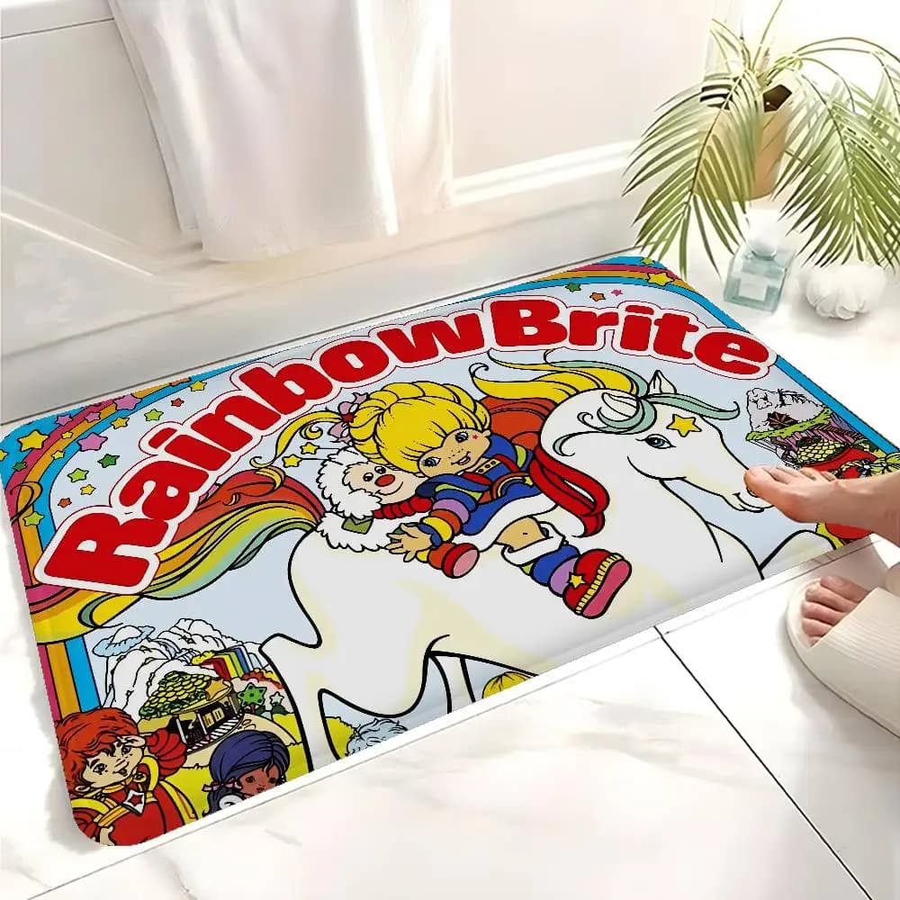 Tappetino da pavimento Rainbow Brite Red Butler TV, antiscivolo, assorbe l'acqua, cuscino a striscia lunga, tappeto da camera da letto, alfombra