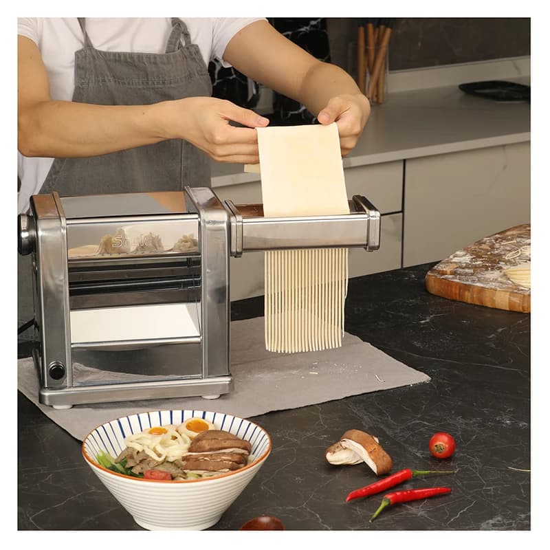 New Design Multi-functional Electric Pasta Making Machine Automatic Pasta Noodle Maker With Detachable Cutter for Home Use
