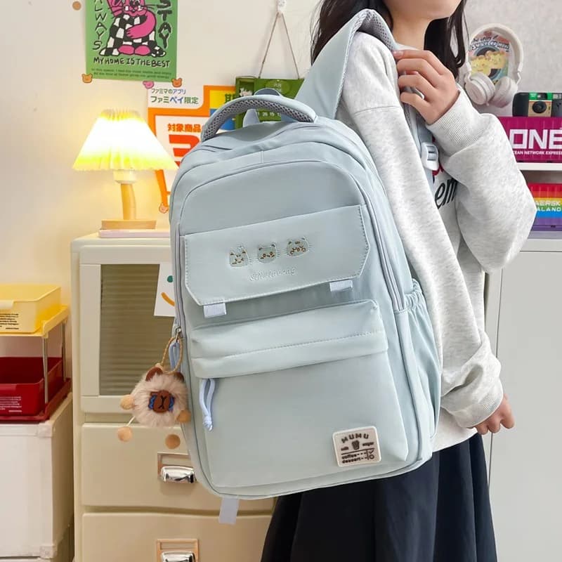 Versatile Kids Backpacks for Boy Casual Simple Cute Backpacks Large Capacity Travel Backpack Fashionable School Bags Mochila Sac