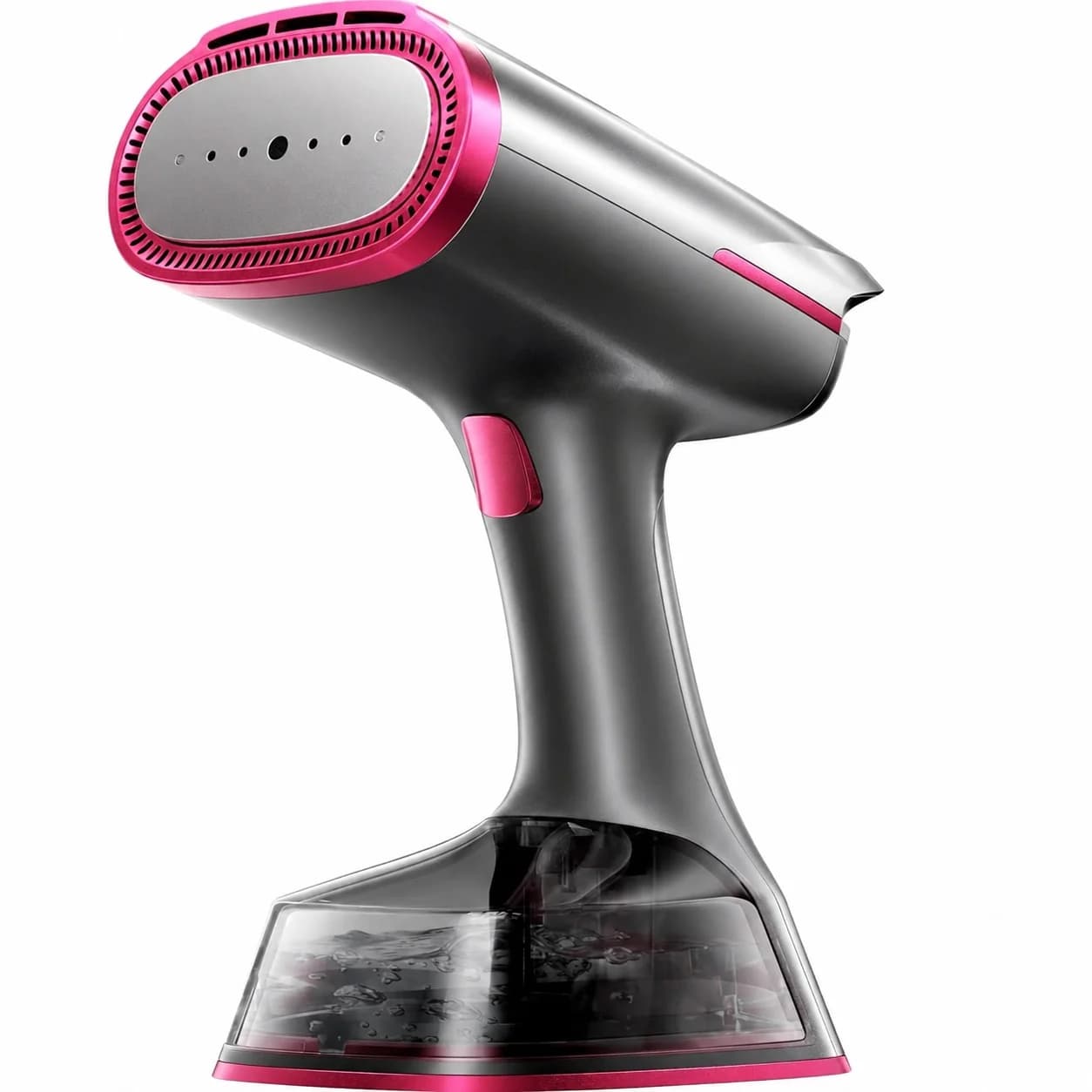 Steamer for Clothes 2-in-1 Home Size 6000Pa Strong Suction 3 Modes LED Display 270ml Tank 110-120V Use Professional Wrinkle Remover for Home & Travel