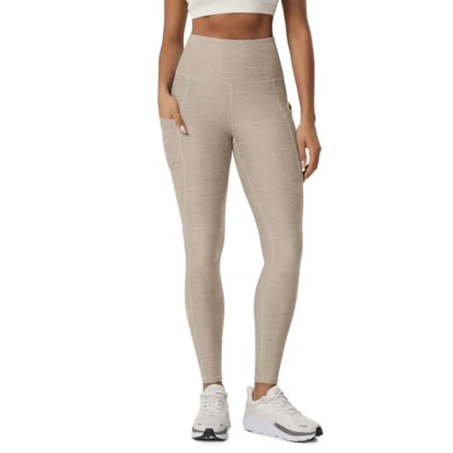 ODODOS Leggings da yoga a vita alta da donna con tasche, pantaloni da yoga atletici non trasparenti per allenamento e corsa