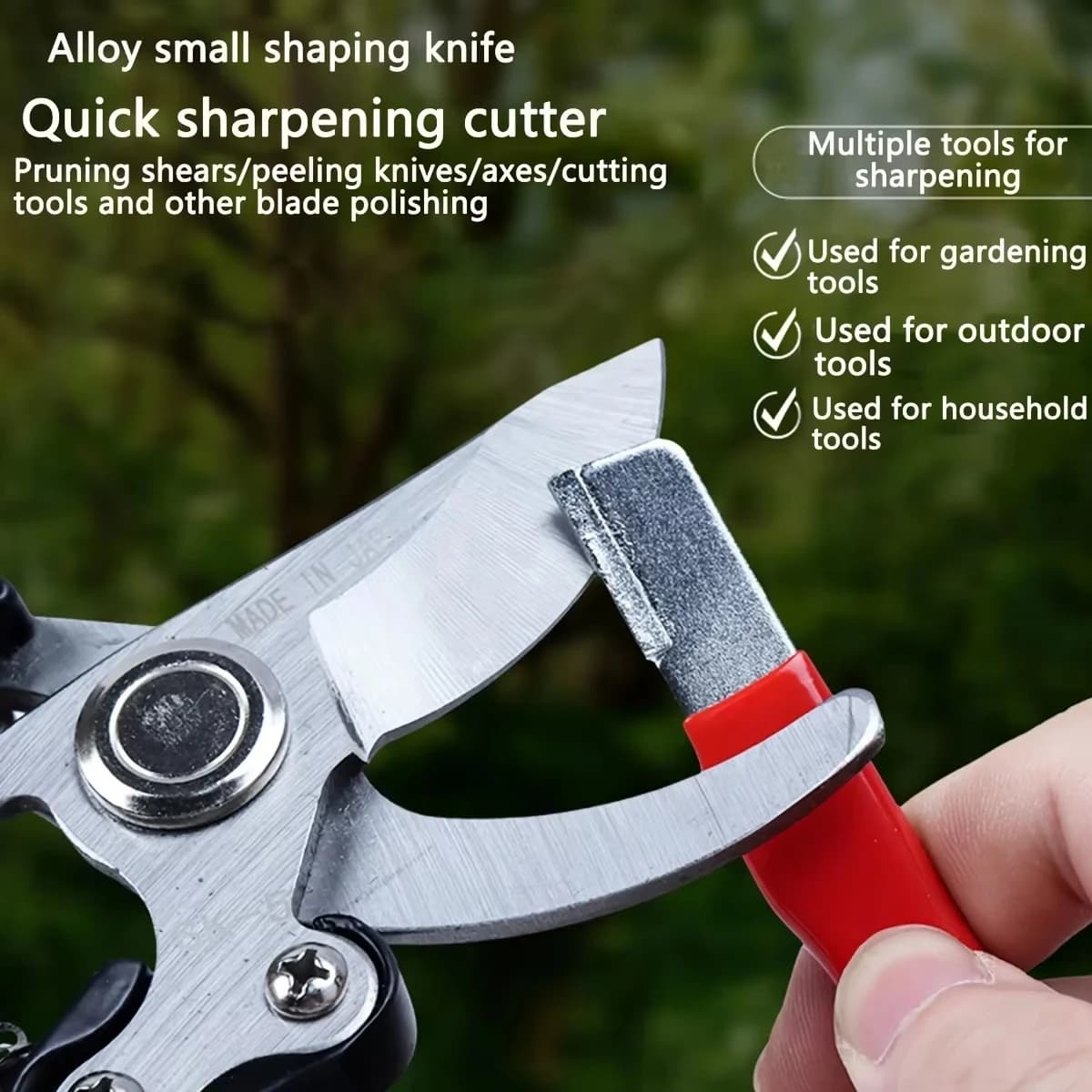 Affilatore Professionale per Coltelli e Forbici - Strumento per Affilare Tutte le Lame - Utensile per Affilare Forbici da Cucina e Giardino