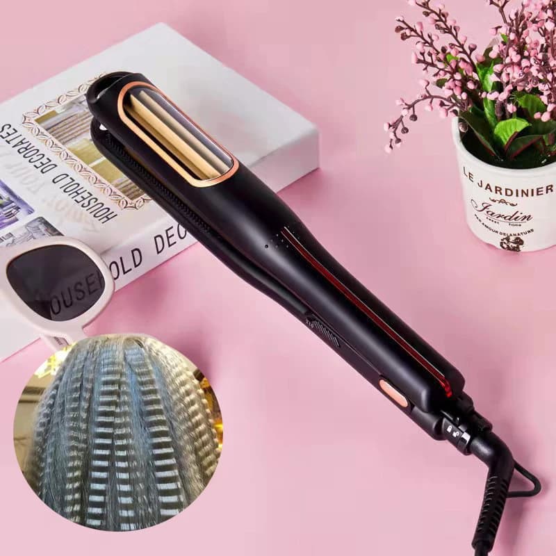 Heating styling tools Rotating hair brush Hair clips Hair clips Corrugated Hair Iron Hair Folder Flat Iron