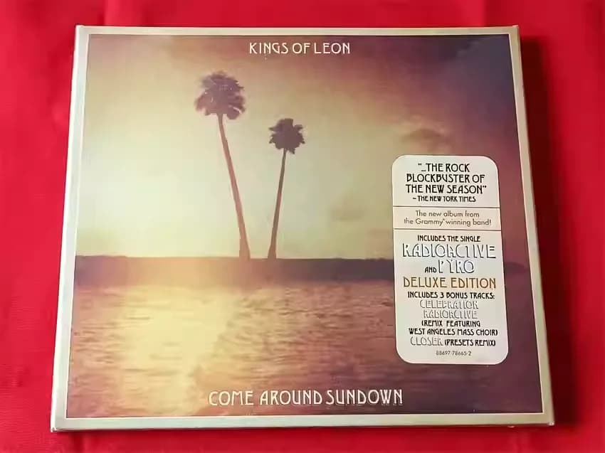CD Album Alternative Rock Kings Of Leon, CD Musicale Come Around Sundown, Registrazione Musicale 2CD, Walkman Cosplay, Collezioni Regalo per Auto