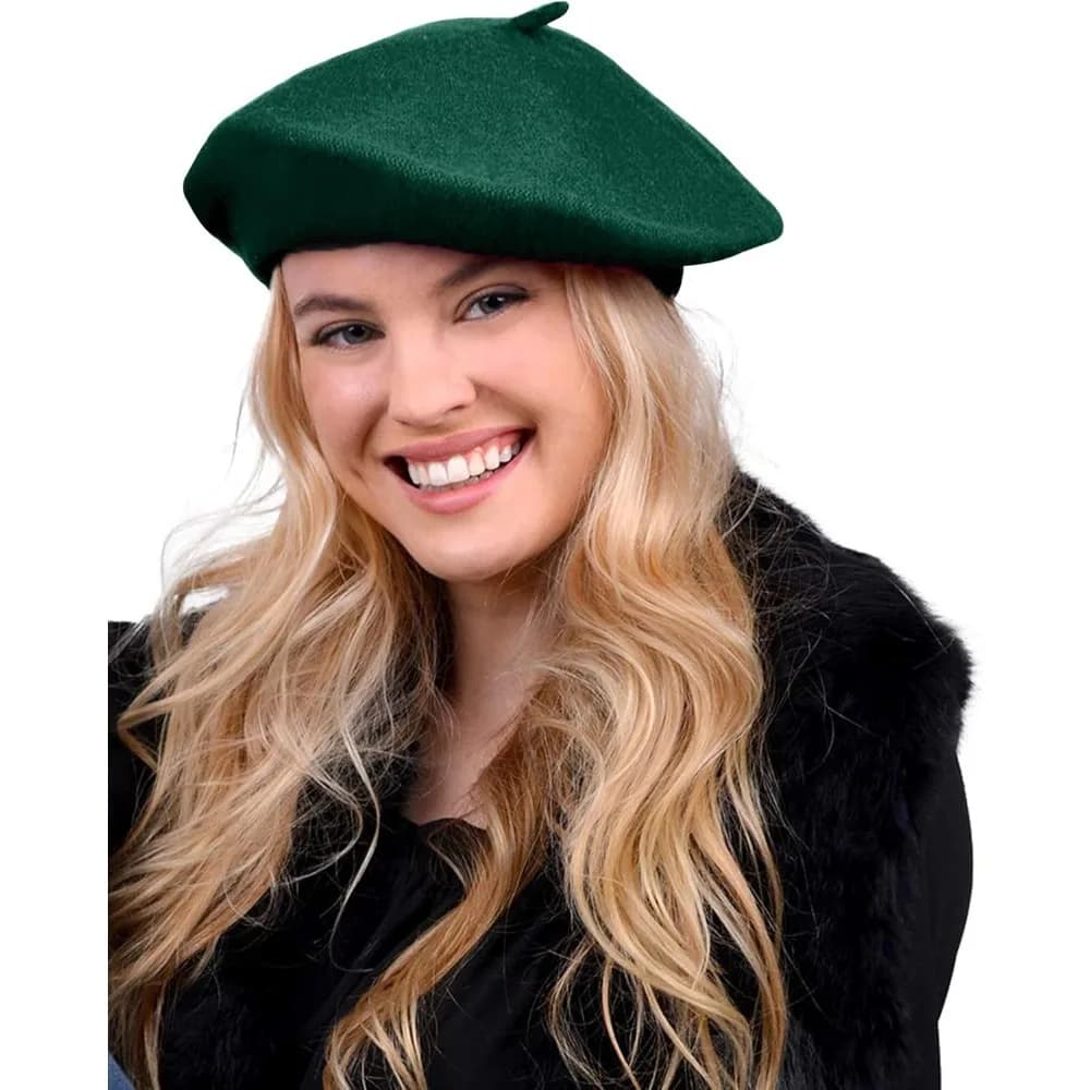 French Beret Hat Solid Color Women's Berretto Classic Light casual chic