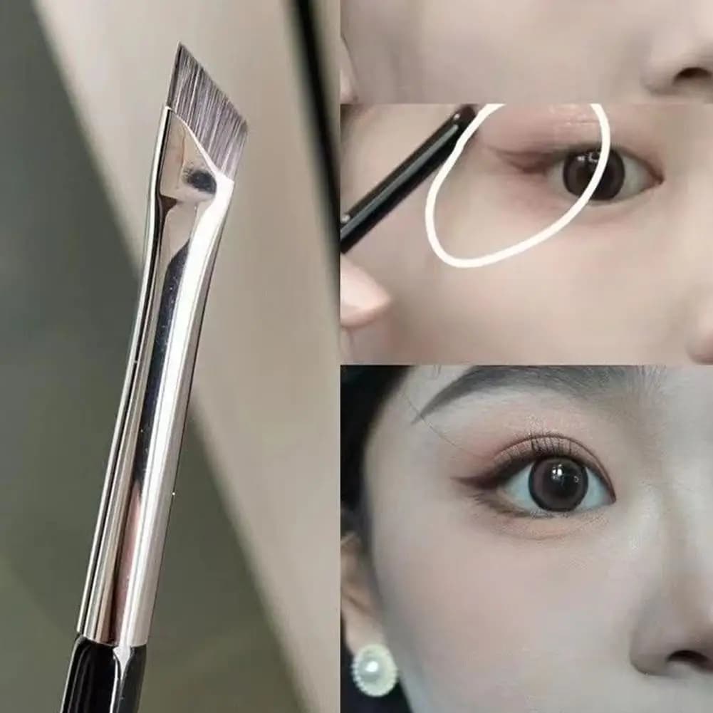 La lama di aggiornamento Pennello per eyeliner Brow Place Pennello per trucco Preciso Ultra sottile Pennello per sopracciglia piatto ad angolo fine Pennello per dettagli 2026 Nuovo