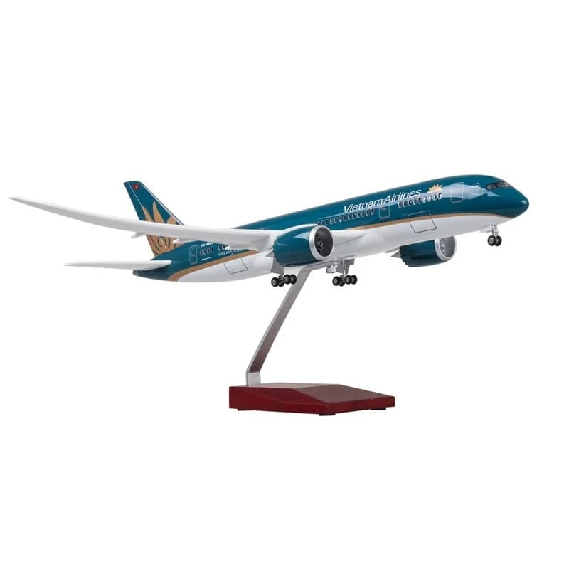 Modellini di Aerei B787 Dreamliner Vietnam Airlines 787 1/130 43cm Scala 1:130 Modellino in Miniatura per Bambini Collezione Giocattoli Aviazione