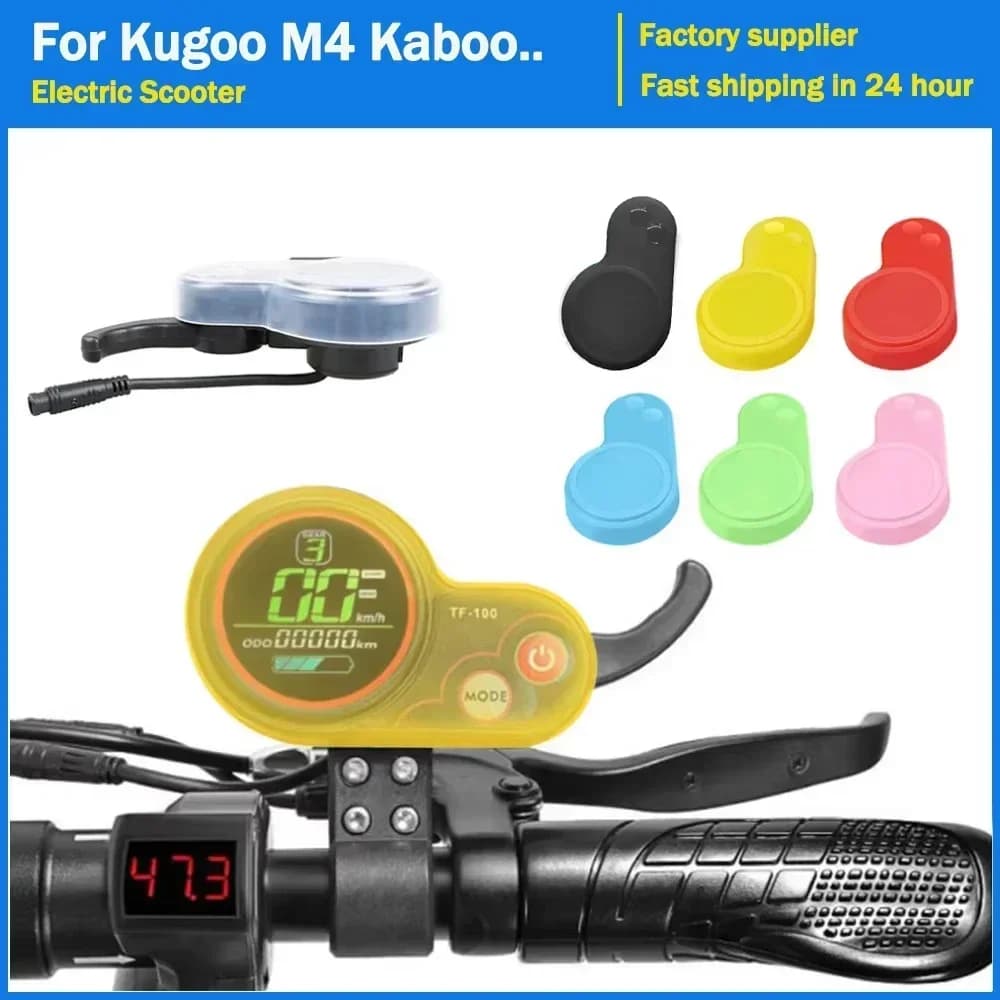 TF100 Dashboard Tool Silicone Cover For Kugoo M4/Pro/Kabbo/Zero Electric Scooter LCD Display Waterproof Protective Mat