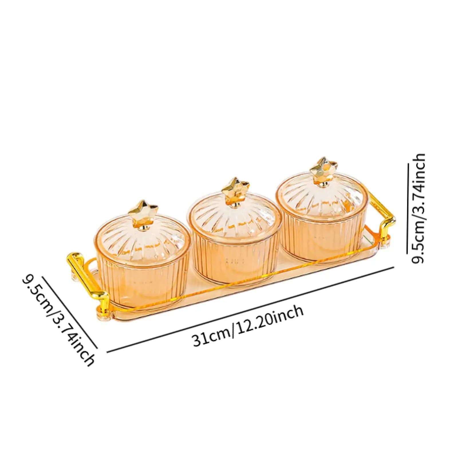 Dried Fruit Snack Serving Plate Divided Serving Dishes for Wedding Party Nut