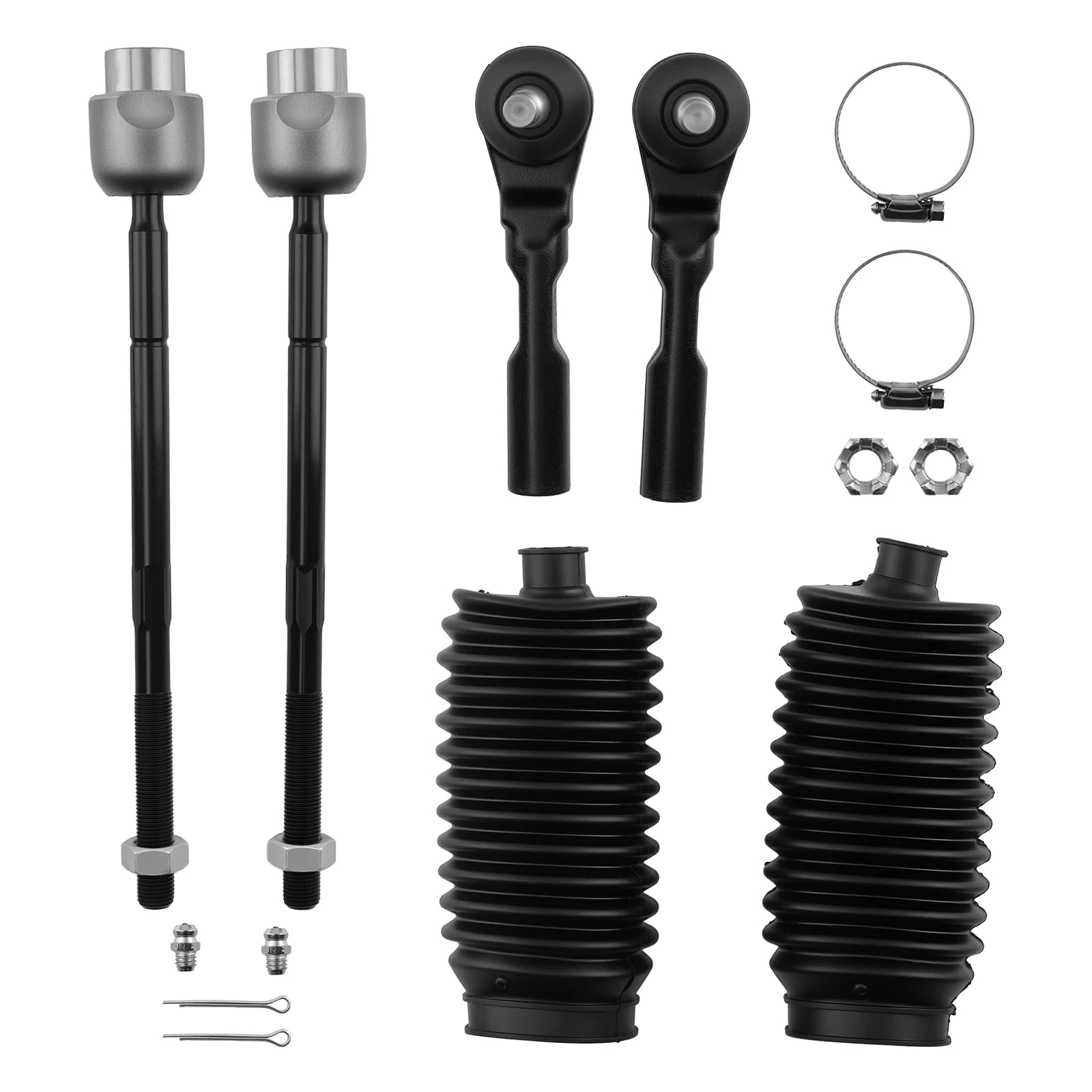 Tiranti sterzo anteriori interni ed esterni con cuffie per Chevy Malibu Saturn Aura 2004-2012