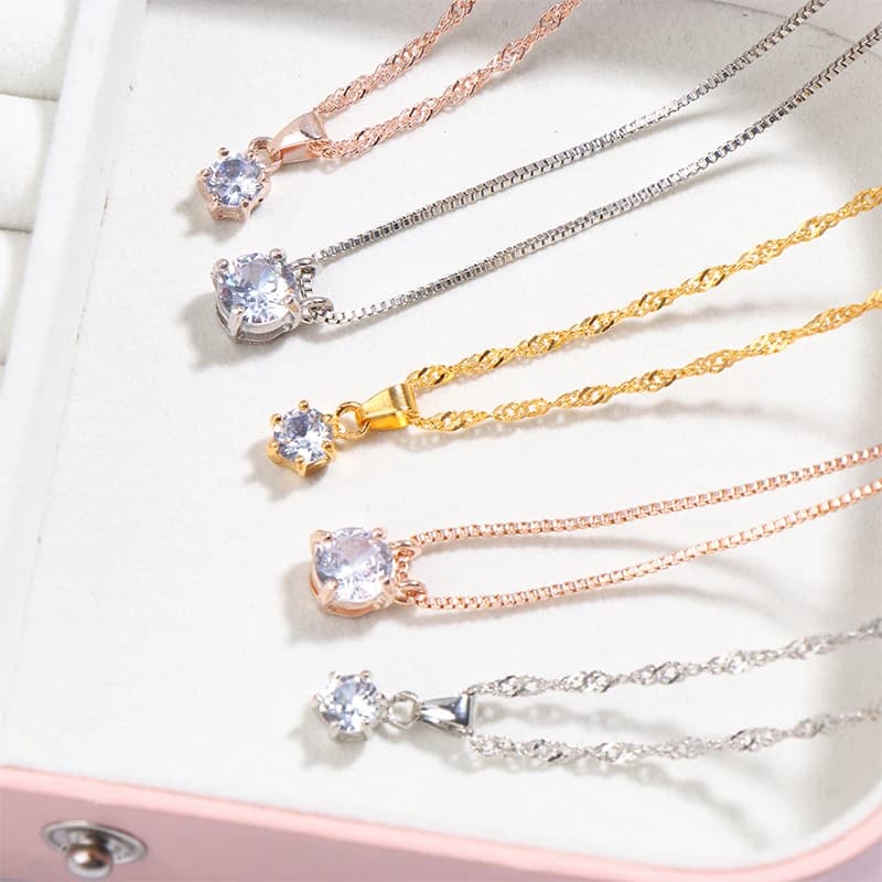 Donne di lusso anello collana orecchini braccialetto di strass femminile Set di gioielli da donna Casual