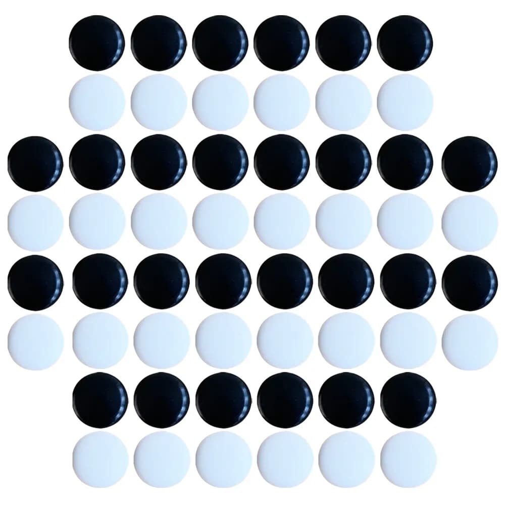 Set di 360 Pezzi per Gioco Go, Accessori per Scacchi, Pietre e Tavola, Forniture per Giochi