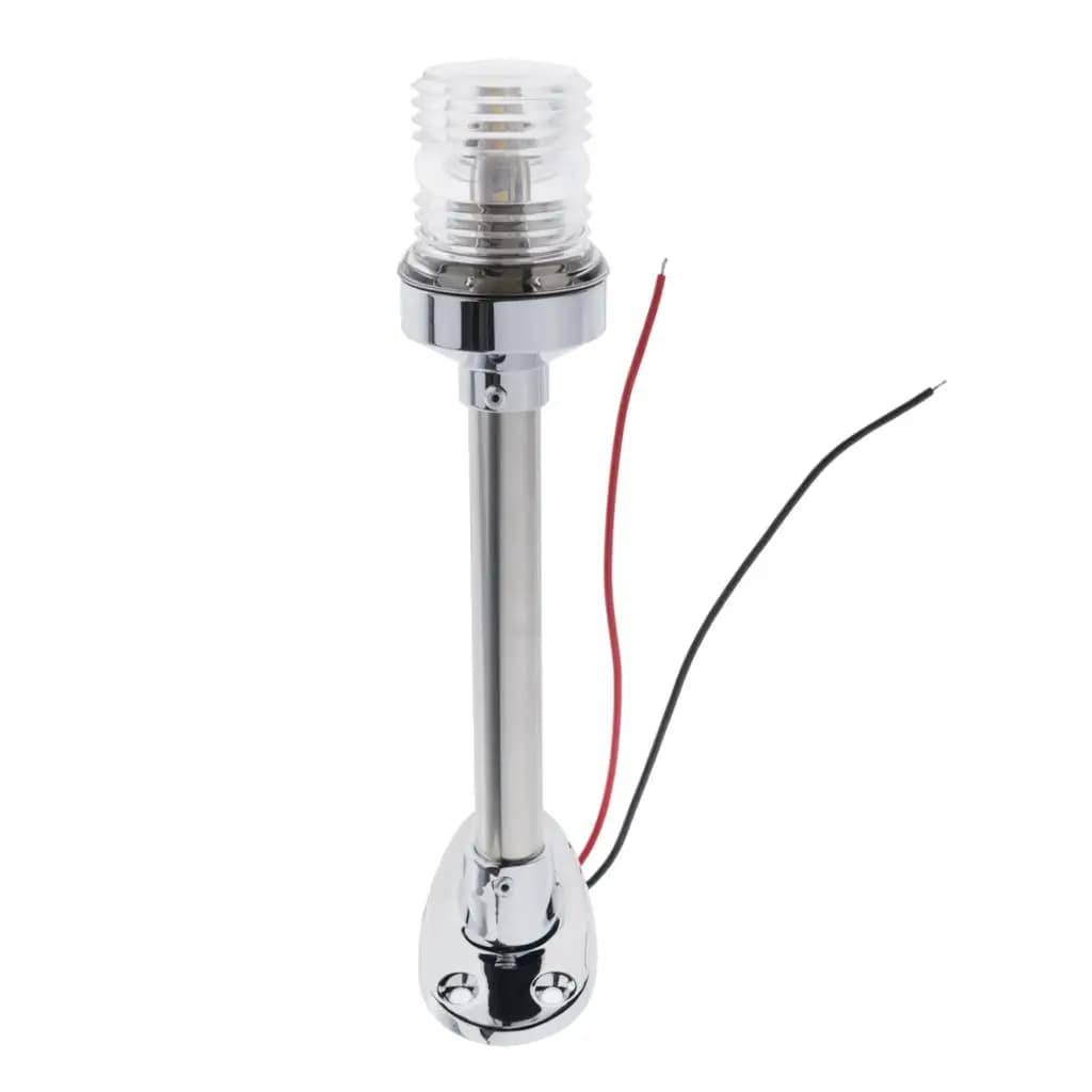 Luci di ancoraggio di navigazione marina grado di poppa lampada a LED bianca 12V 2.5W per parti di ricambio per Yacht da barca