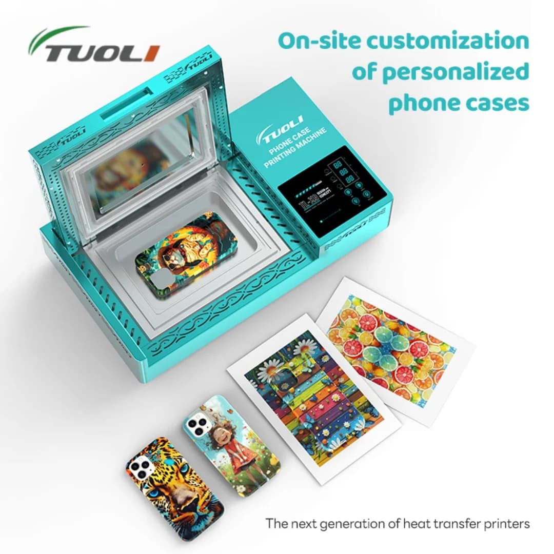 TuoLi Nuove idee per prodotti 2025 Pressa di calore sottovuoto Tpu Pc TL-X9 Stampante per custodie per telefoni cellulari in bianco per sublimazione 3D