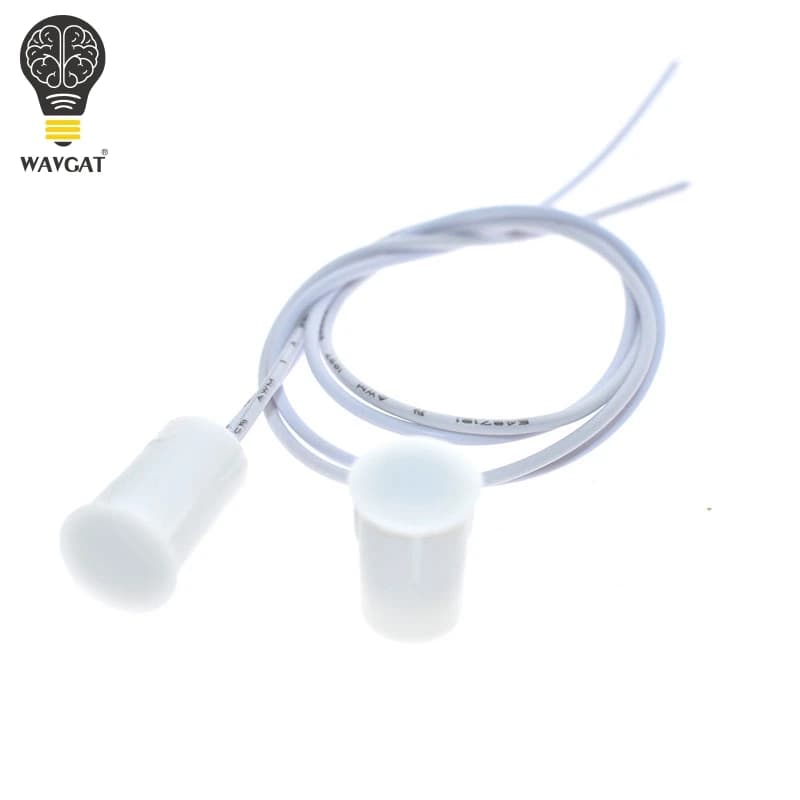Nuovo RC-33 Porta da incasso Interruttore magnetico Magnete per porta Sensore rilevatore di allarme Allarme di sicurezza domestica DC 100V 300mA MC-33