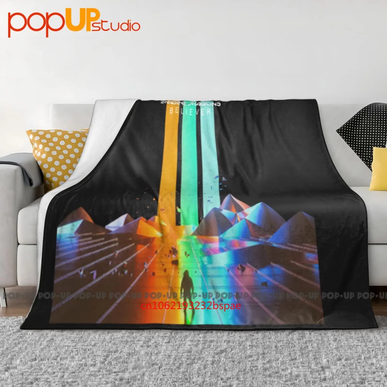 Imagine Dragons Believer Coperta ultra morbida trapunta invernale Copridivano Copriletto