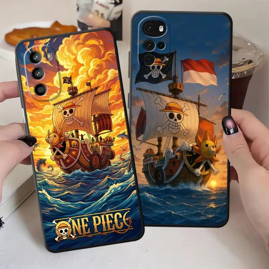 Cover per Telefono Motorola Moto G51 G73 Edge 20 Pro 30 Lite G50 G60s G22 Edge40 G32 G71 G53 G30 G52 Ones P-Pieces Sunset