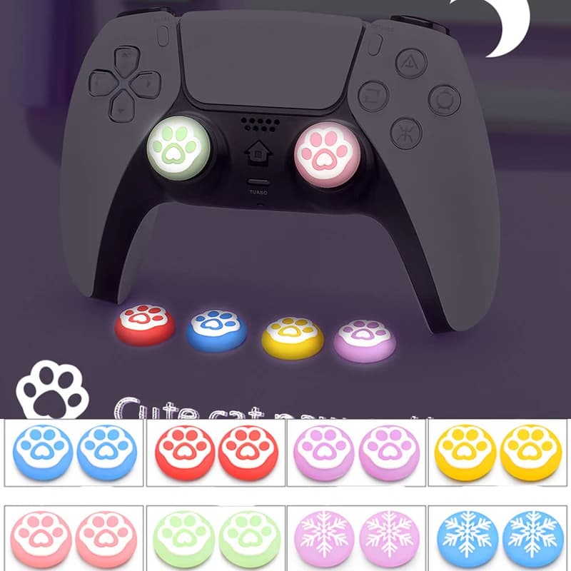 Luminoso Thumb Stick Grip Cap Joystick Cover Thumbstick Case per Sony PS5 PS4 PS3 Xbox One/360 Series X/S Switch Pro Controller