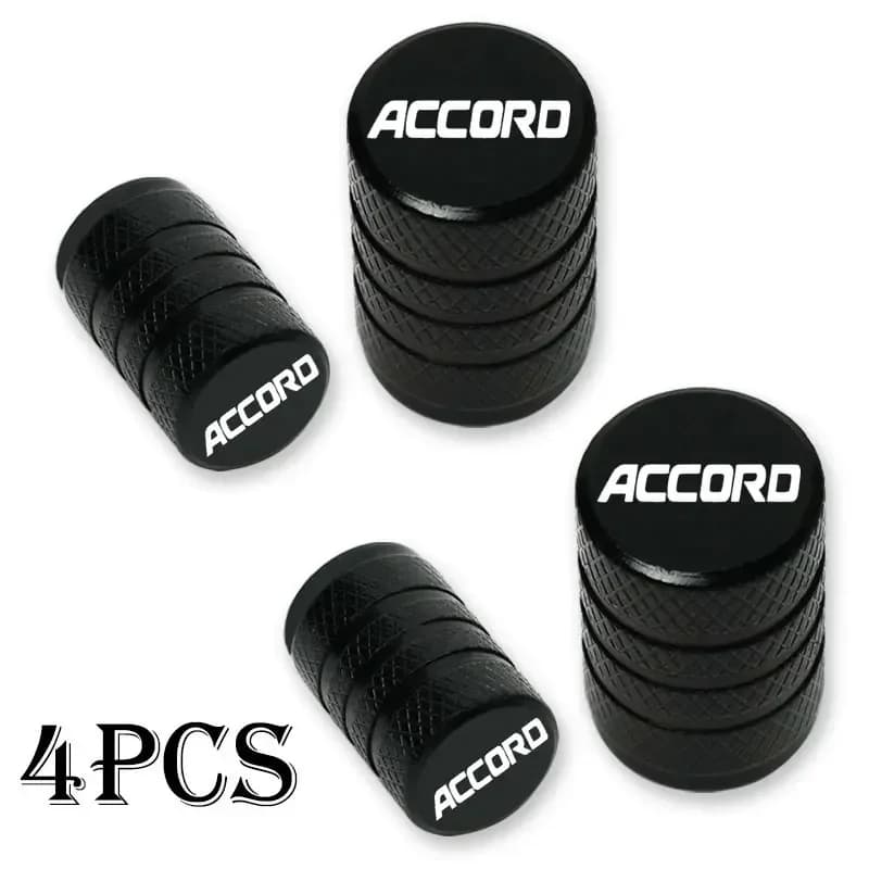 Car Wheel Tire Valve Caps Tyre Stem Covers Airdust Waterproof For Honda ACCORD Car Accessories
