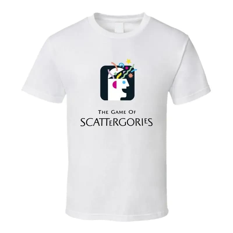 Maglietta popolare del gioco da tavolo The Game Of Scattergories