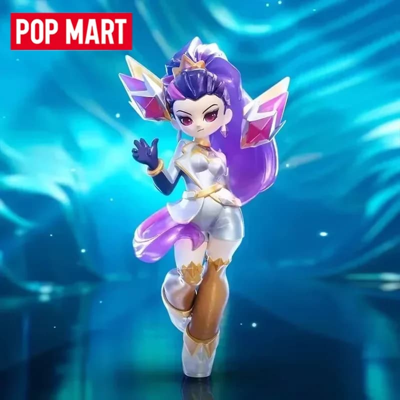 POP MART League of Legends K/DA ALL OUT Series Blind Box Toys Kawaii Anime Action Figure Sorpresa Mystery Box Bambole Ragazze Regalo