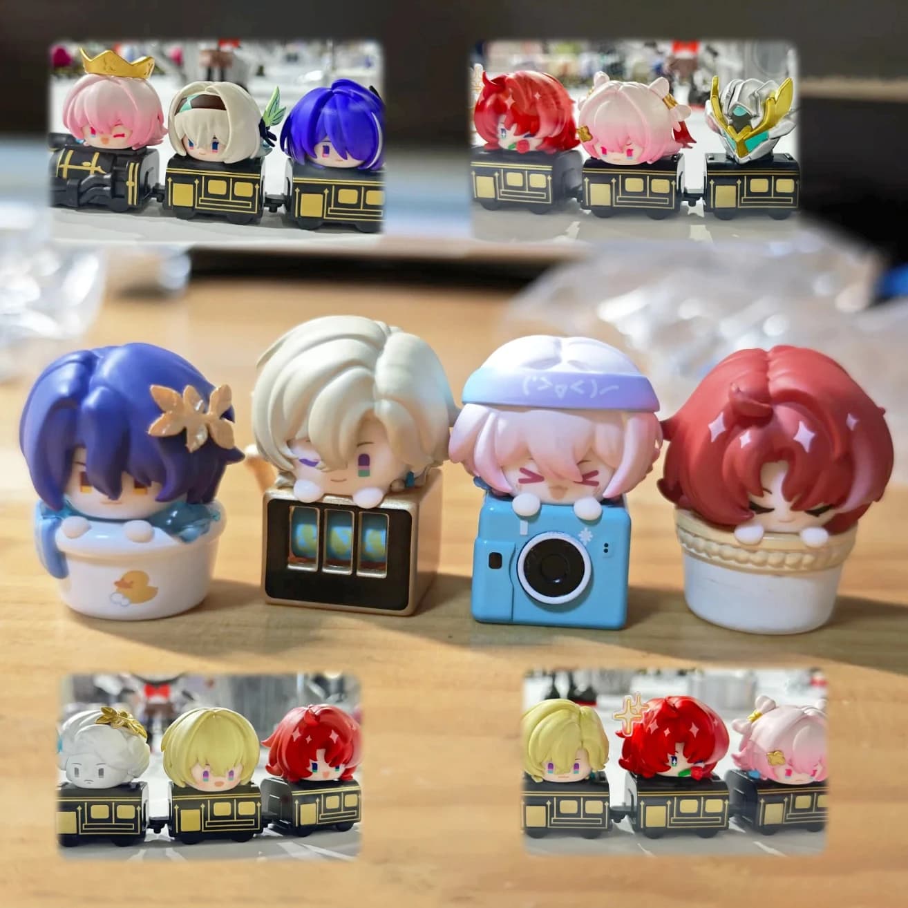 Mihoyo v2 keycap Genuino Honkai Star Rail Figure impilabili Trendy Blind Box Toy Figurine Decorazione del desktop Regalo Ornamento