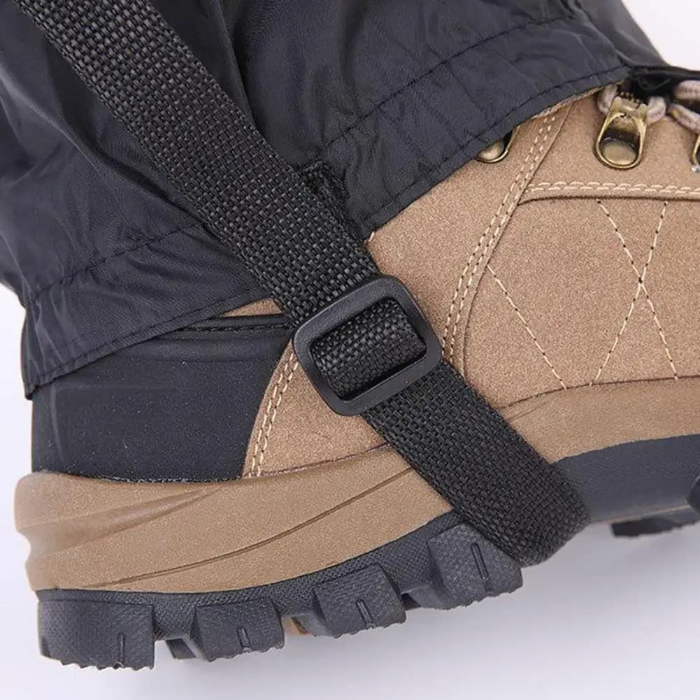 2 Pezzi Parastinchi Regolabili per Uomo e Donna, Protezione per Escursionismo, Arrampicata, Sci, Caccia, Protezione da Sabbia e Neve, Copriscarpe, Protezione per Gambe
