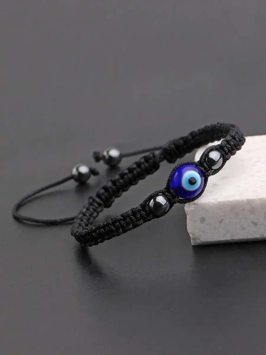 Fashionable and Popular Men Evil Eye Decor Bracelet for Jewelry Gift and for a Stylish Look