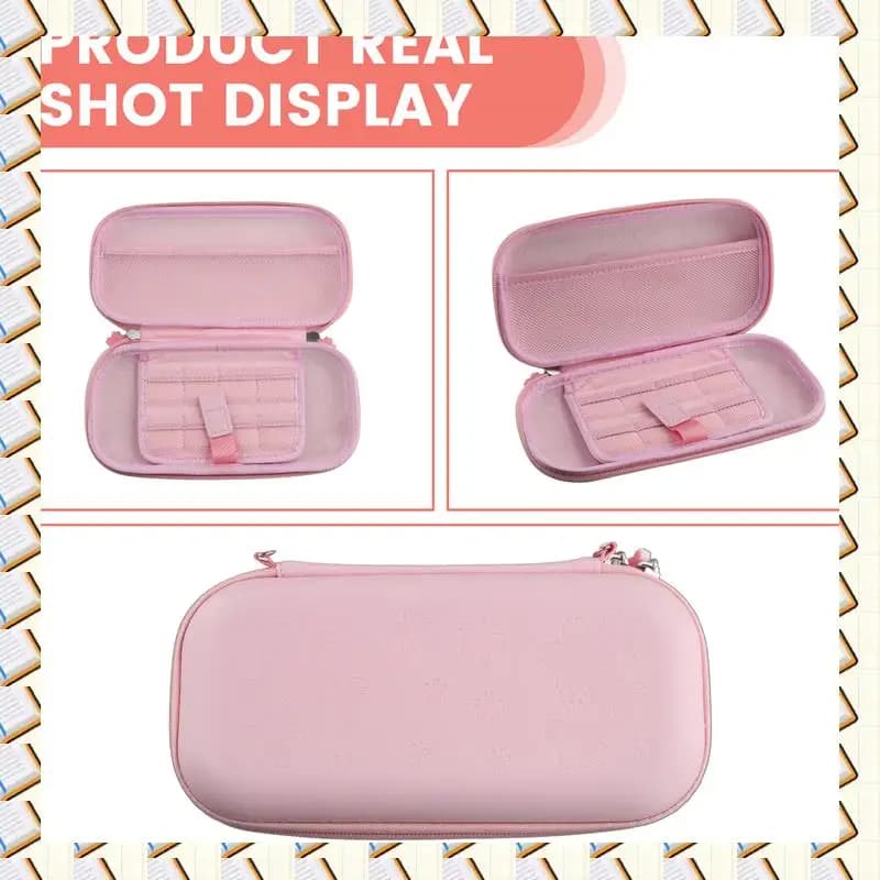 Custodia da trasporto rosa A14M compatibile con Nintendo Switch Lite, borsa portatile per Nintendo Switch Lite per Switch Lite con custodia