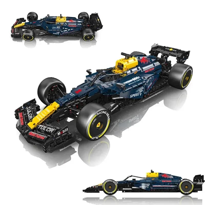 Mould King 13207 Kit di Costruzione MOC, Auto Sportiva RB20, Giocattoli Educativi, Set di Costruzioni da 1810 Pezzi per Adulti e Ragazzi