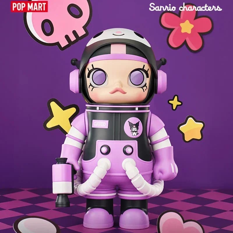 POP MART MEGA SPACE MOLLY 400% Sanrio Personaggi Serie Cieco Scatola Guess Bag Giocattoli Originali Bambola Carino Anime Figura Ornamenti Regalo