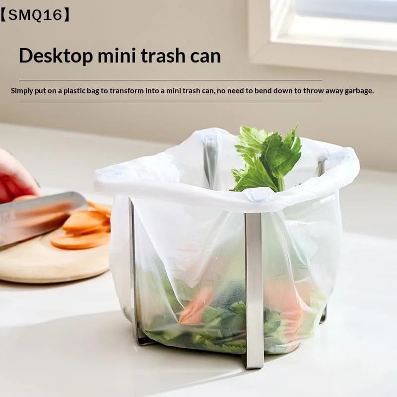 Stainless Steel Kitchen Sink Strainer Disposable Mesh Lightweight Sink Basket Holder Desktop Trash Can 1/2PCS【SMQ】