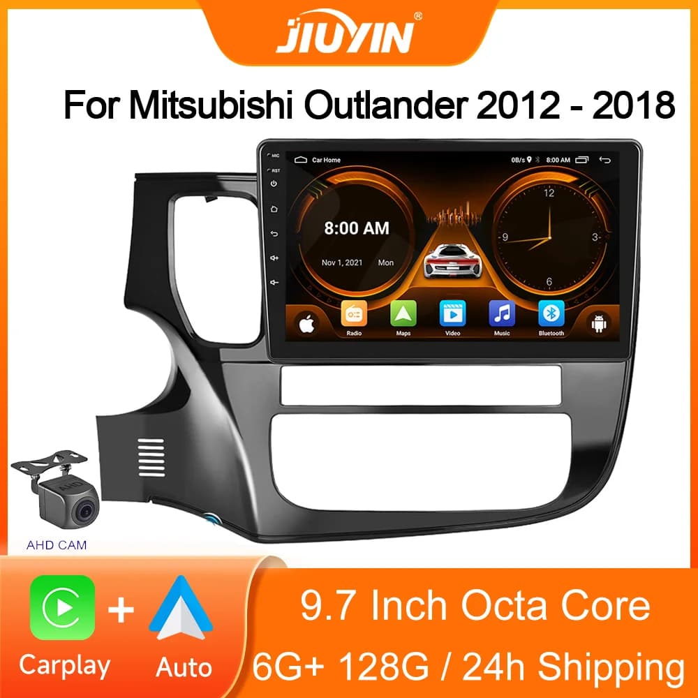 Lettore autoradio Android 12 da 10 "per Mitsubishi Outlander 2012 - 2018 Multimedia Navigazione GPS Audio Vidoe Stereo No 2din Schermo
