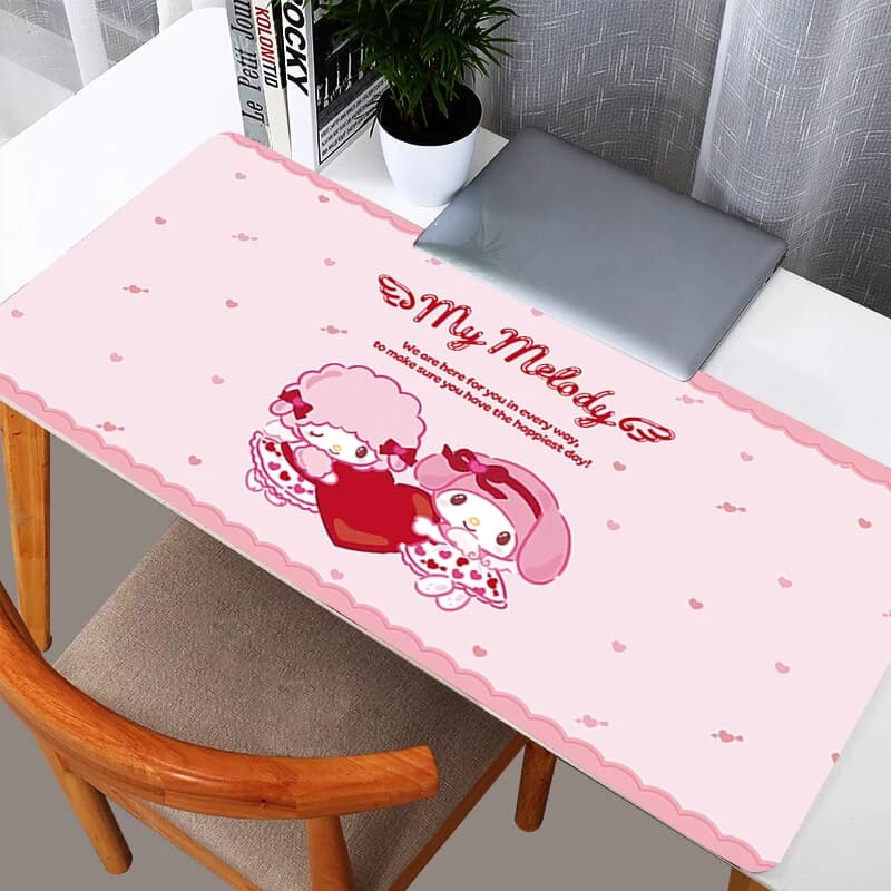 Tappetino per mouse Hello Kitty, accessori per giochi anime, tappetino per mouse resistente, tappetino per tastiera per PC, tappetino da scrivania per computer Varmilo.