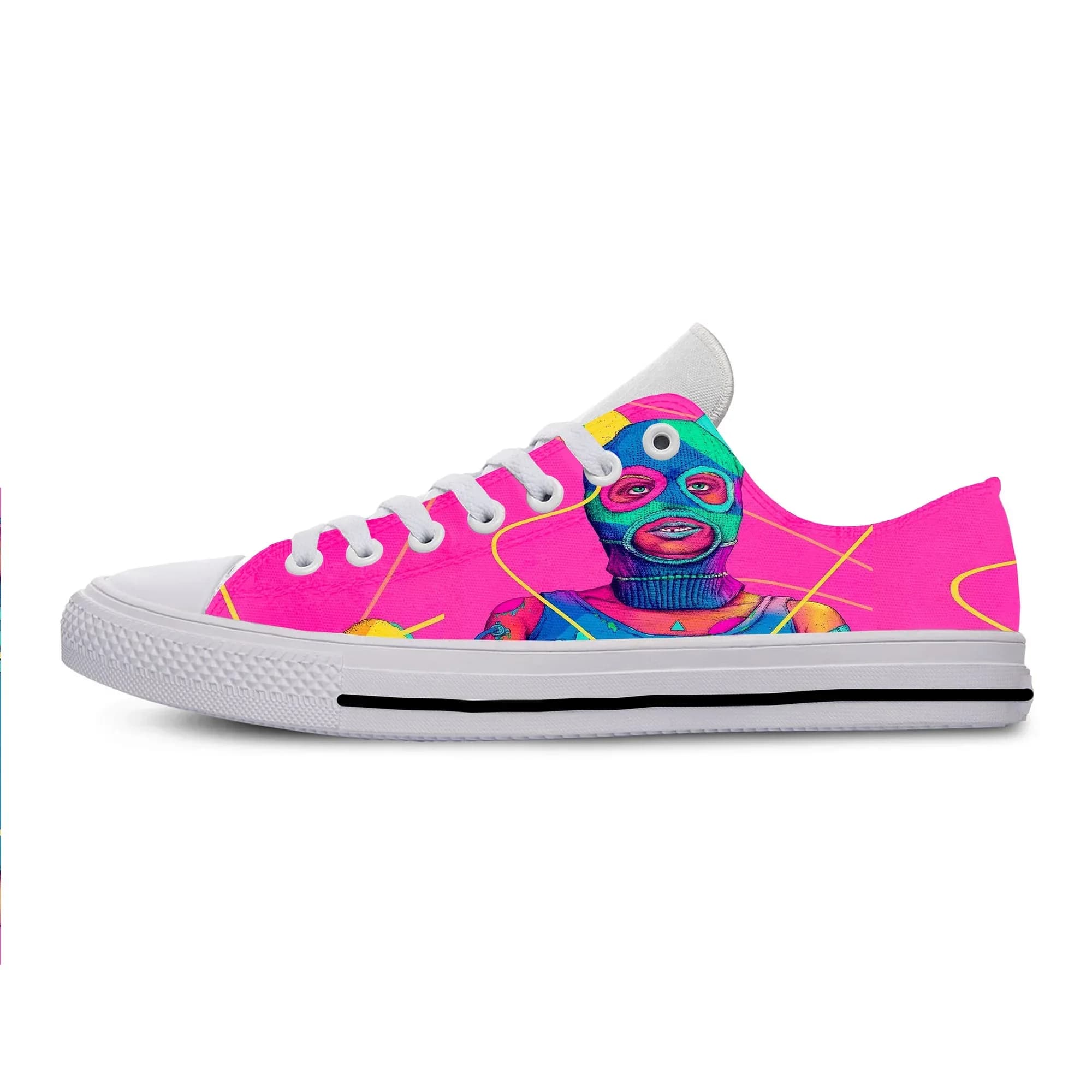 Nuove Sneakers Estive alla Moda con Design Astratto, Unisex, Stile Hip Hop, Scarpe Basse Trendy in Vendita