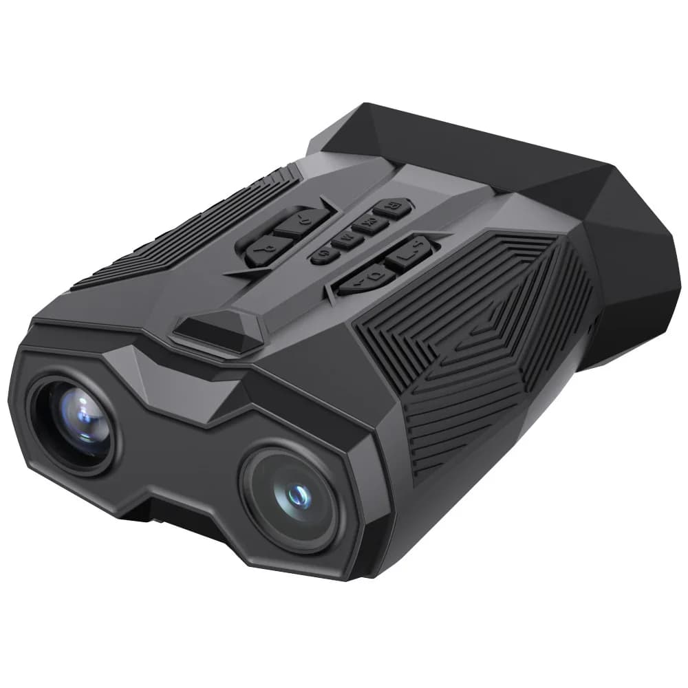Binocolo per Visione Notturna ad Alta Definizione con Zoom 19X, Telecamera a Infrarossi a Colori, Portata 600M, Registratore Video 8000mAh per Campeggio