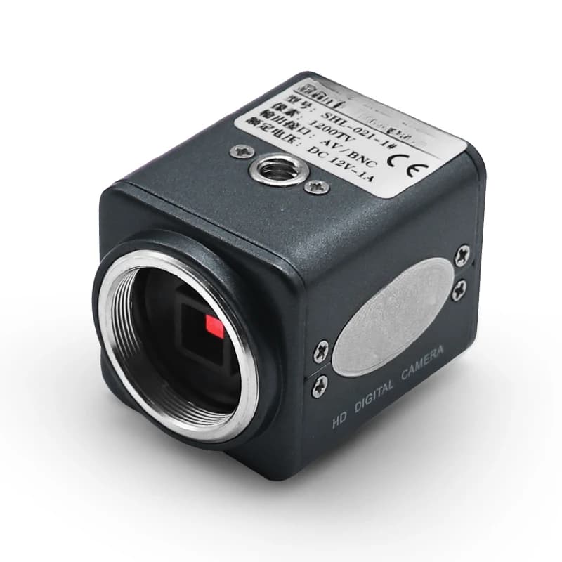 Telecamera industriale CCD da 1200 linee Microscopio Oculare Visione meccanica Imaging medico 2D con menu OSD