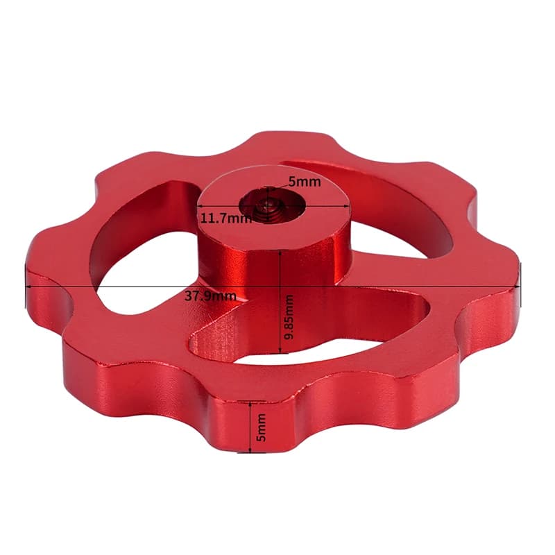 3D Printer E-Axis Extruder Hand-Tightening Nut - For 42 Stepper Motor D-Axis, Metal Manual Filament Loading/Unloading Component