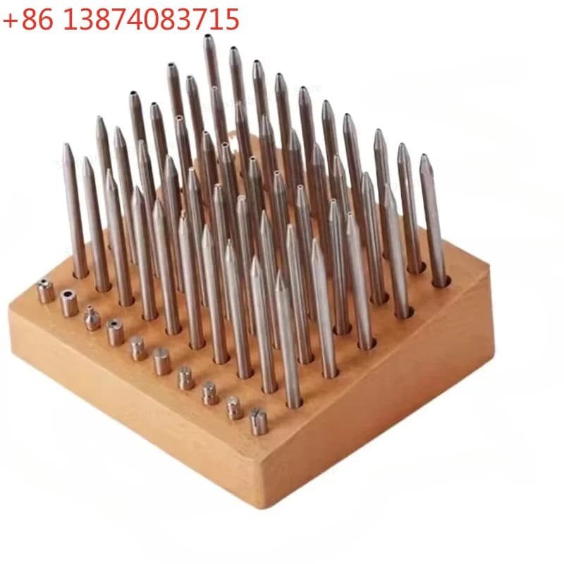 Meter Repair Tool Punch Needle Firing Pin 60 Pcs with Punches