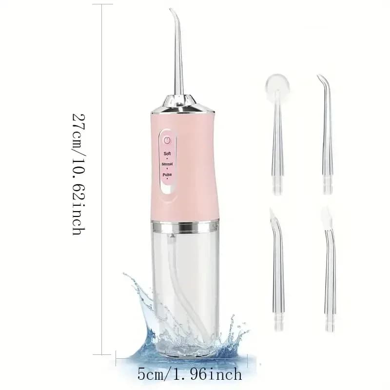 Electric Intelligent Portable Water Flosser Oral Water Flosser 3 Rechargeable Mode Dentale Water Drop Dental Cleaner