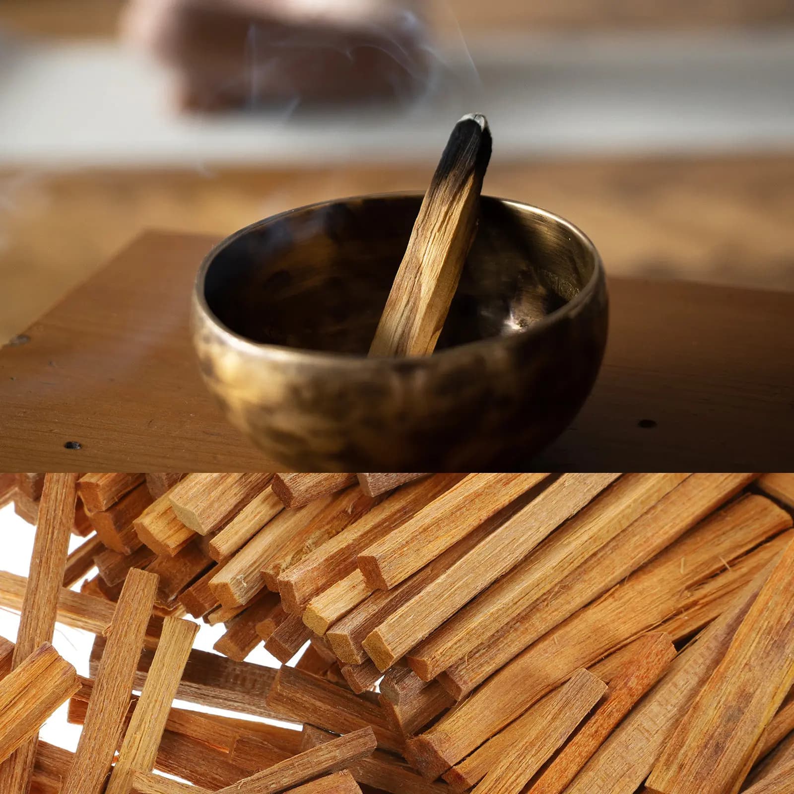 1 Confezione di Bastoncini di Sandalo Premium, Incenso Naturale per Meditazione e Uso in Templi, Energia Positiva, Profumo Fresco, Aromaterapia per la Casa