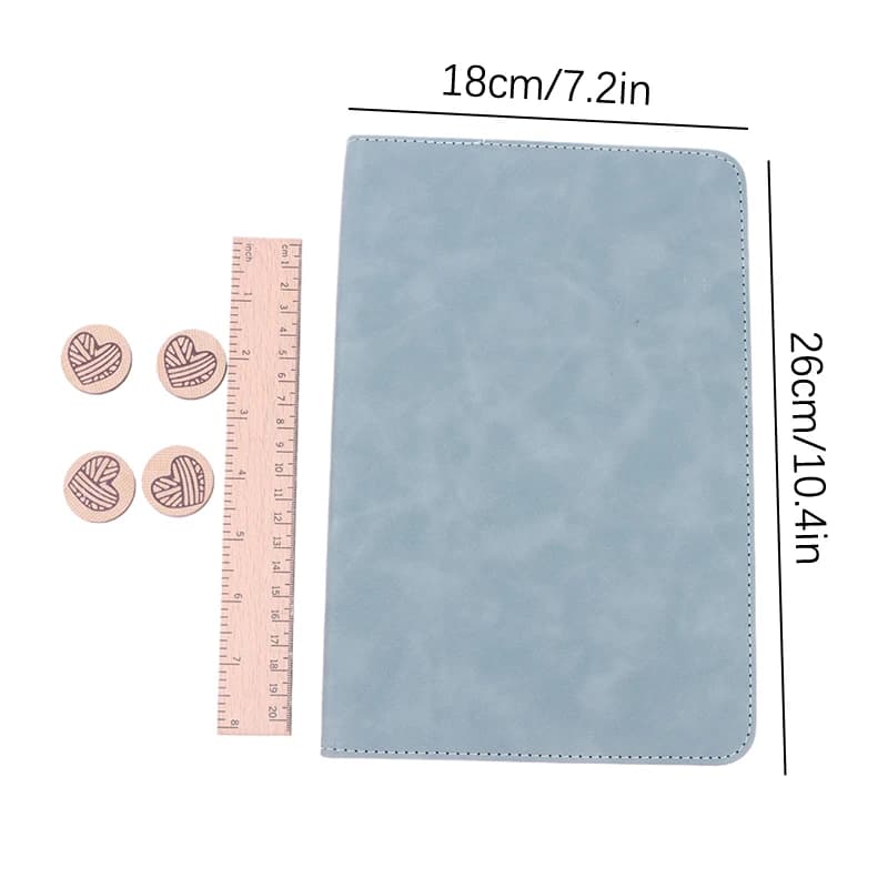 Porta Cartelle per Modelli di Lavorazione a Maglia e Uncinetto, Accessori per Strumenti di Lavoro a Maglia, Porta Modelli per Lavori Artistici con l'Uncinetto