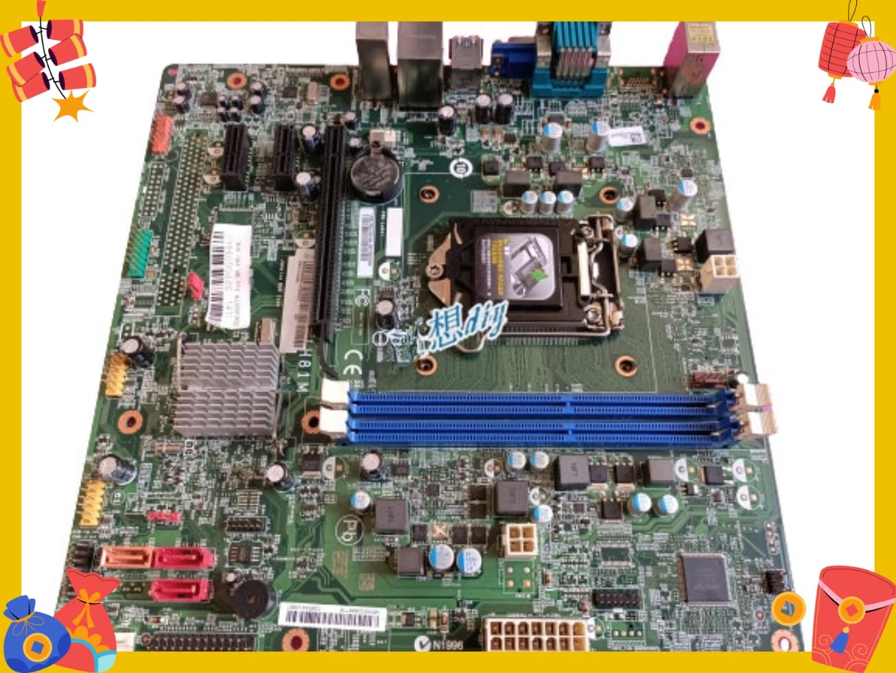 Desktop Motherboard For Lenovo Qitian M4550 Yangtian M4200R T4900V IH81M VER 1.0 Fully Tested
