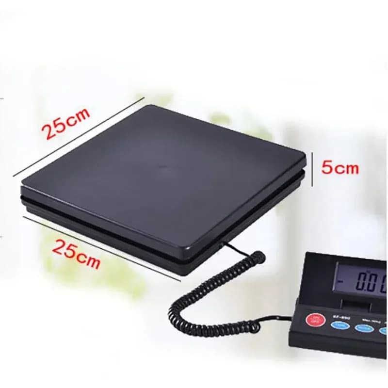 SF-890 Bilancia per spedizione elettronica LCD da 50 kg/2 g, bilancia da pavimento postale per pacchi, bilancia per piattaforma per bagagli Bilancia per magazzino SF890