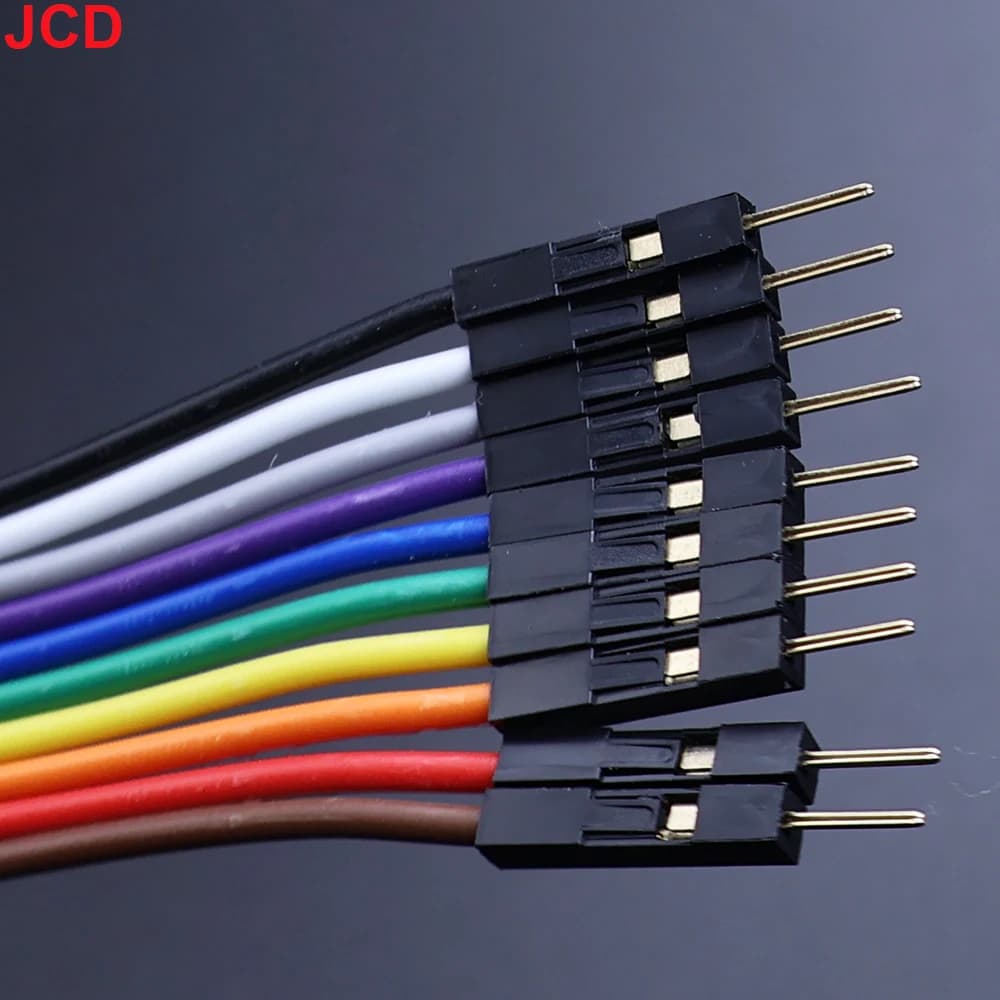 JCD 1pcs For Arduino DIY KIT 10Pin Line Male To Male Female To Female Male To FeMale Jumper Wire Cable 20/30/50/80/100cm length