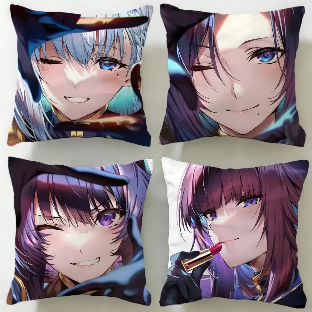 Fodera per cuscino anime The Eminence in Shadow, morbida e facile da lavare – versatile per divano, letto, viaggi e ufficio
